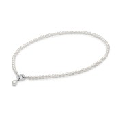 Colier cu perle naturale si pandantiv cu cristale 45 cm DiAmanti 252-28-G